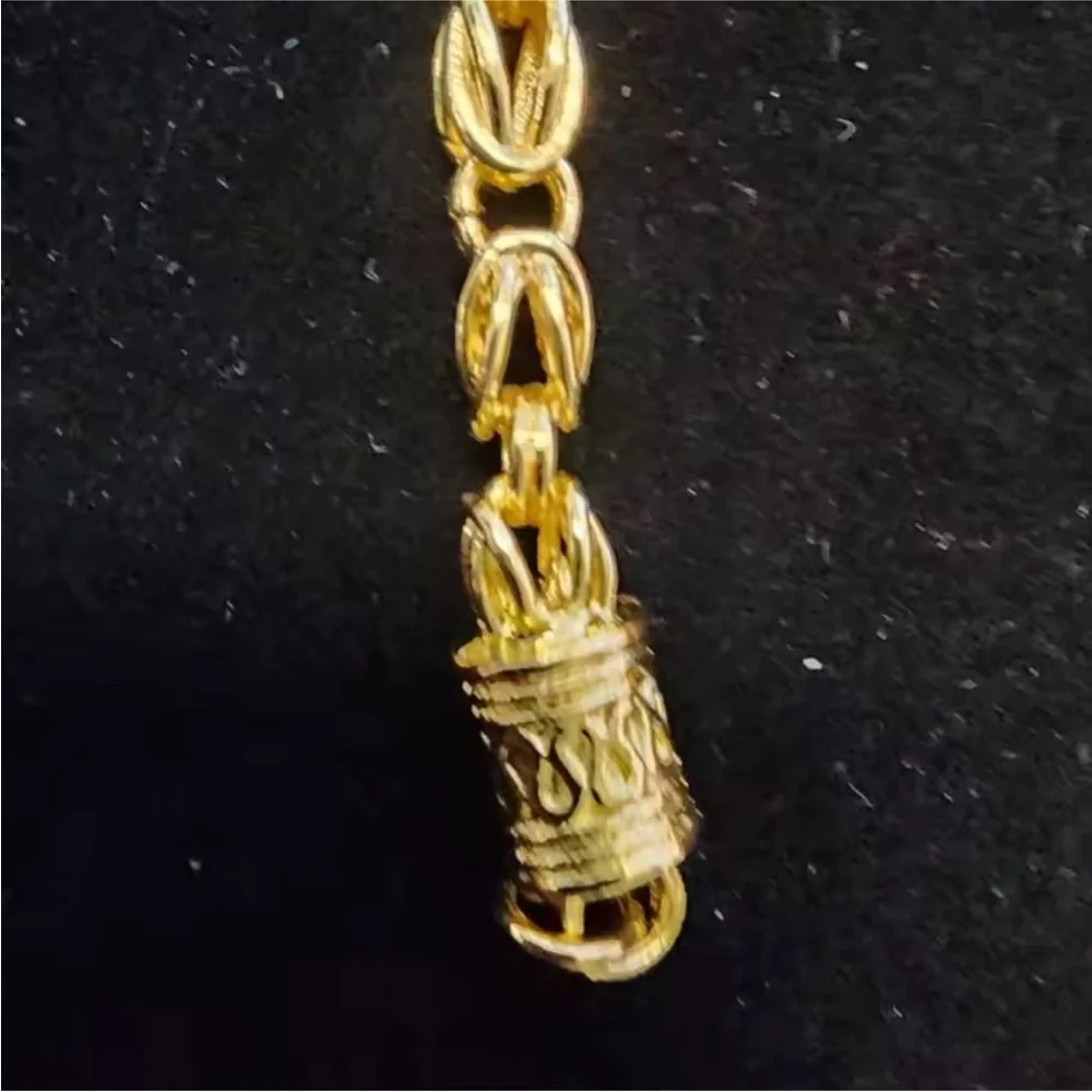 New Unique Luxury 18k Gold Plated Gold Bracelet